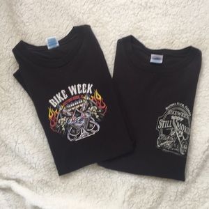 Bundle of 2- Daytona Bike Week Tshirts  Sz XL